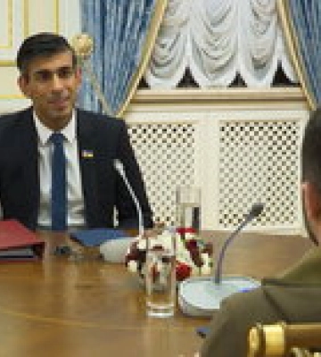 В Киев прибыл премьер Британии Риши Сунак