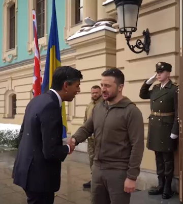 Прем&#039;єр Британії Сунак прибув до Києва