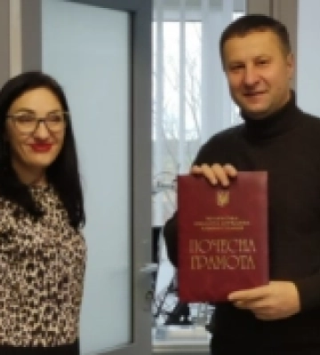 Директор Ратнівського аграрію отримав грамоту від голови Волинської обласної державної адміністрації у свій день народження