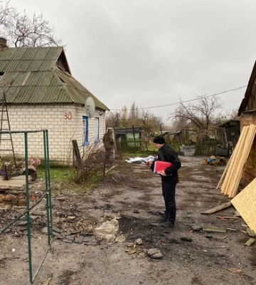 Поліція показала наслідки обстрілу у Дніпропетровській області