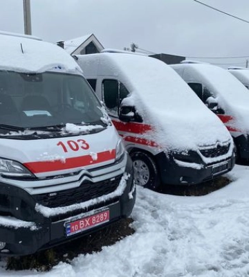 Херсонщина отримає нові авто швидкої допомоги