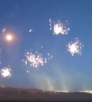 Росіяни обстріляли Бахмут запалювальними боєприпасами. ВIДЕО