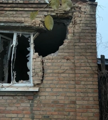 Полиция показала последствия обстрелов Днепропетровской области