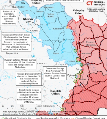 Зміна погоди впливає на бойові дії в Україні, але ЗСУ просуваються — ISW