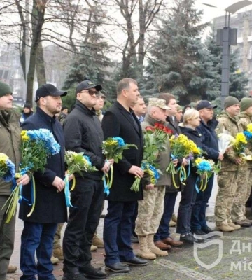 У Дніпрі відзначили День Гідності та Свободи (Фото)