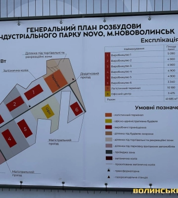 На Волині запрацював індустріальний парк, який може вмістити близько 10 підприємств