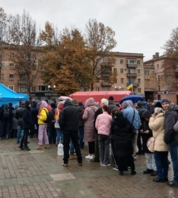 У Херсоні вже надають першу гуманітарну допомогу від Євросоюзу