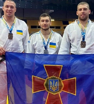 Львівські нацгвардійці посіли призові місця на чемпіонаті з дзюдо
