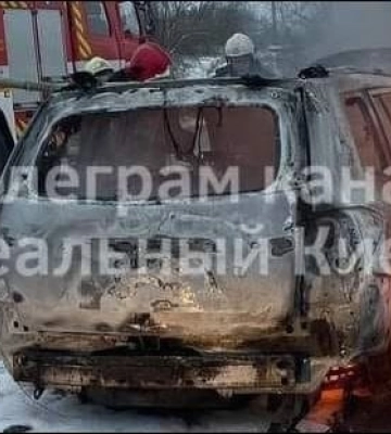 Женщина заживо сгорела в авто в Киеве