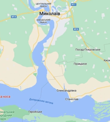 Шторм не дозволяє росіянам закріпитися на Кінбурнській косі