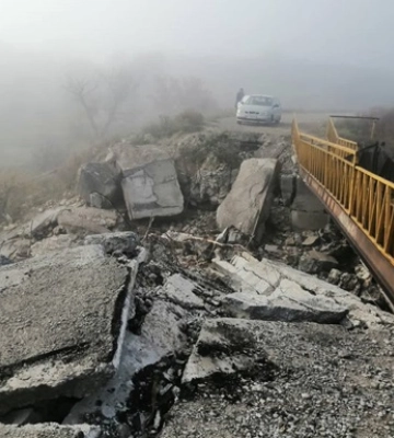 У Заградівці на Херсонщині полагодили міст через річку Інгулець