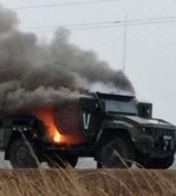 ЗСУ вполювали ворожого «Тигра» на Луганщині (відео)