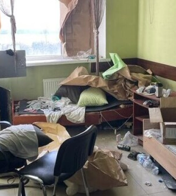 Херсонський прикордонний загін показав, як виглядає їх приміщення після мародерства російських військових