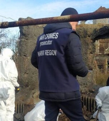 Снаряд влучив у будинок: голландські експерти ексгумували труп мешканця Харківської області