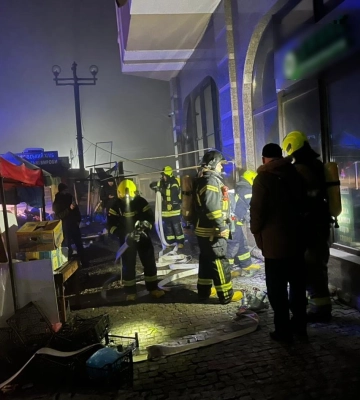 Залишений на ніч обігрівач спричинив пожежу в магазині у Франківську