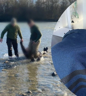 На Закарпатті прикордонники врятували двох чоловіків, які ледве не втопилися у Тисі, перетенаючи кордон  