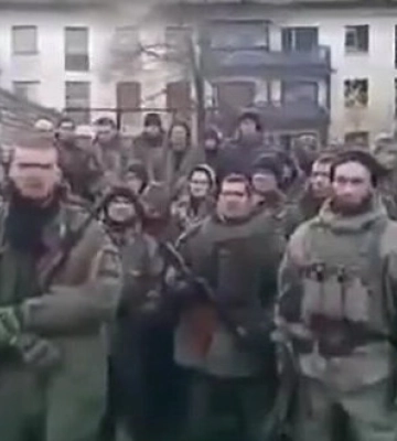 Мобілізовані з російського Серпухова вимагають повернути їх додому. ВIДЕО