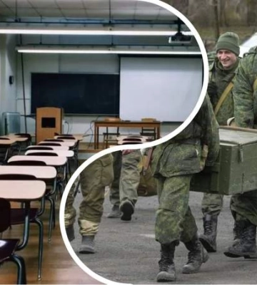 На оккупированной части одной из областей Украины россияне селятся прямо в школах