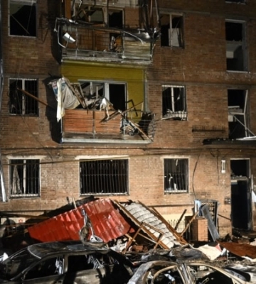 Наслідки обстрілу Вишгорода на Київщині 23 листопада. ФОТОрепортаж