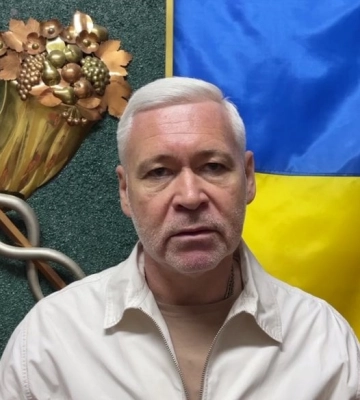 Терехова оштрафовали за использование русского языка в обращениях к харьковчанам и в эфире телемарафона
