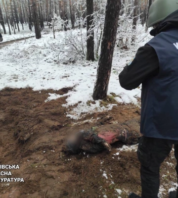 На Куп’янщині ексгумували тіла двох розстріляних окупантами чоловіків 