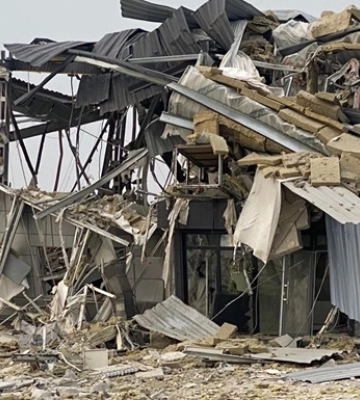 Оккупанты разрушили СТО в Запорожской области