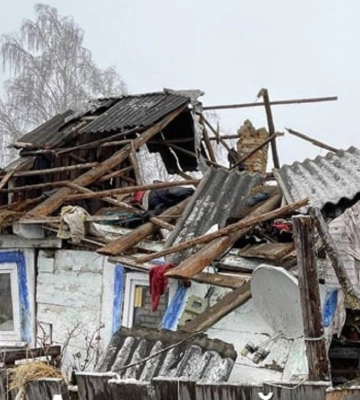 Неподалік Луцька внаслідок вибуху газового балону завалився будинок