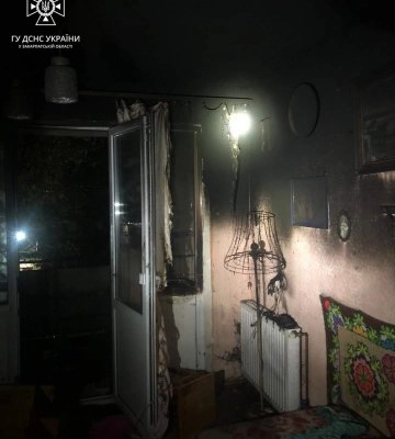 В Ужгороді горіла квартира: травмувався 86-річний чоловік