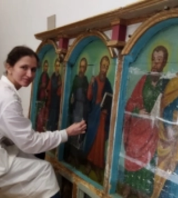 У Музеї волинської ікони відновили образи, яким понад 200 років