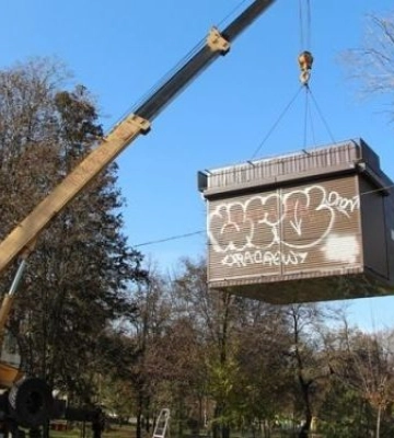 Незаконний МАФ, який прибрали в одному з районів Запоріжжя, передадуть ЗСУ