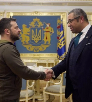Глава МЗС Британії в Києві зустрівся з Зеленським та повідомив про новий пакет допомоги