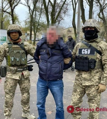 В Одессе задержали агента фсб, который снимал на видеорегистратор позиции Сил обороны