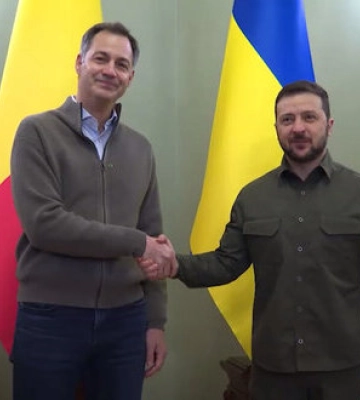 До Києва прибув прем’єр-міністр Бельгії Де Кроо. ВIДЕО