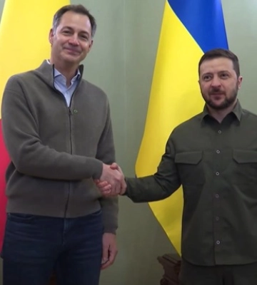 Зеленський зустрівся із прем&#039;єр-міністром Бельгії
