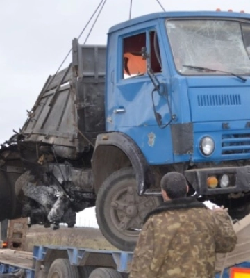 На протитанковій міні під час виконання ремонту підірвався КамАЗ