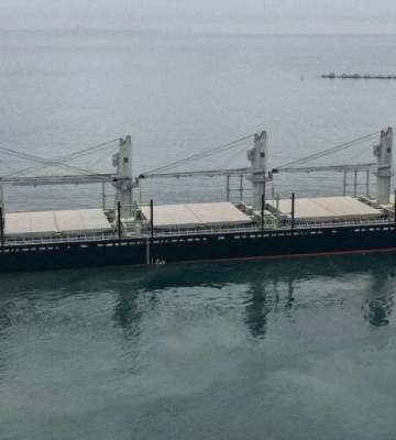З порту Одеси вийшло перше судно з пшеницею в рамках програми Grain From Ukraine, - ВІДЕО