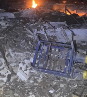російські війська обстріляли агропідприємство у передмісті Запоріжжя