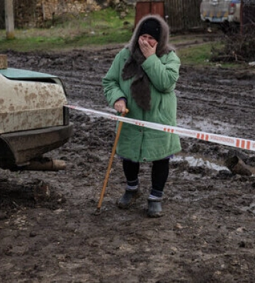 Тіла двох вбити окупантами цивільних виявили на визволеній Херсонщині. ФОТОрепортаж 18+