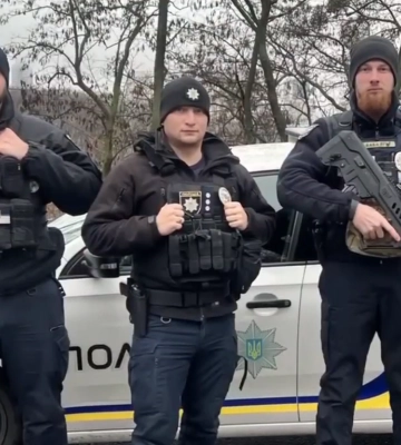 Російський обстріл Києва 23 листопада очима патрульних. ВIДЕО