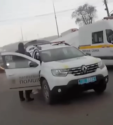 Патрульна поліція показала відео з місця ракетного удару у Києві, який стався 23 листопада