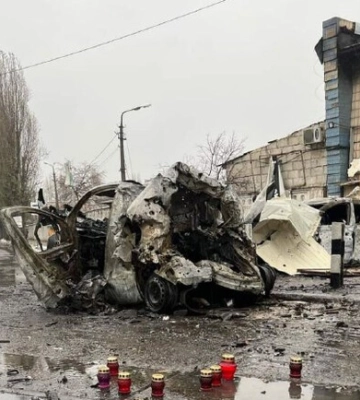 Патрульна поліція показала відео перших хвилин після обстрілу Києва 23 листопада