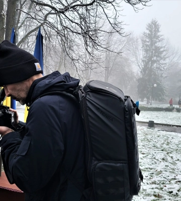 «Моє серце належить Україні»: італійський фотограф, який з допомогою світлин розповідає світові про українців, завітав до Ковеля