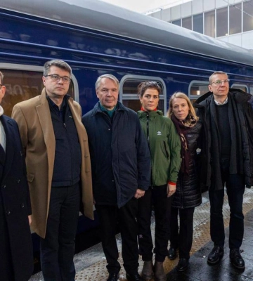 Глави МЗС Естонії, Фінляндії, Ісландії, Латвії, Литви, Норвегії та Швеції прибули до Києва