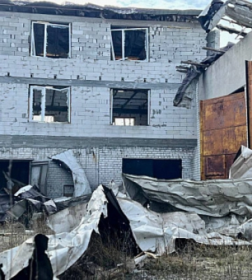 Наслідки ракетного обстрілу у Дніпрі