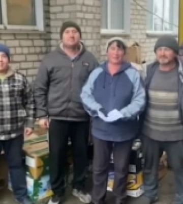 Доставили гуманітарний вантаж до населеного пункту Снігурівка та міста Херсон