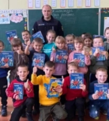 Для учнів Башликівського ліцею провели урок з мінної безпеки