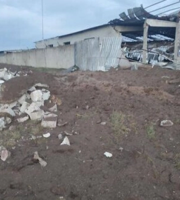 Наслідки ракетного удару по Запорізькому району. ФОТОрепортаж