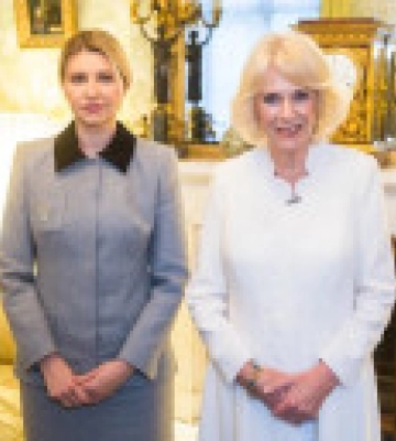 Елена Зеленская побывала на приеме у королевы-консорта и поблагодарила за помощь украинцам