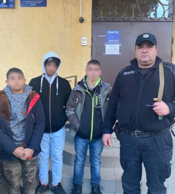 На  Мукачівщині розшукали трьох дітей, які зникли інтернату