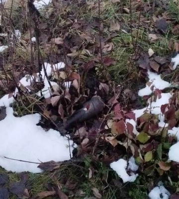 На Львівщині поблизу житлових будинків знайшли застарілу міну, - ФОТО